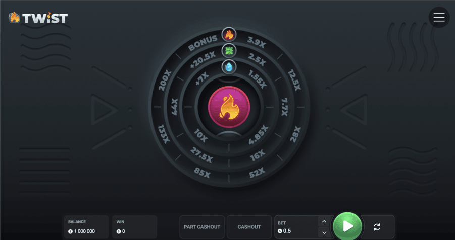 Twist Game Main Interface